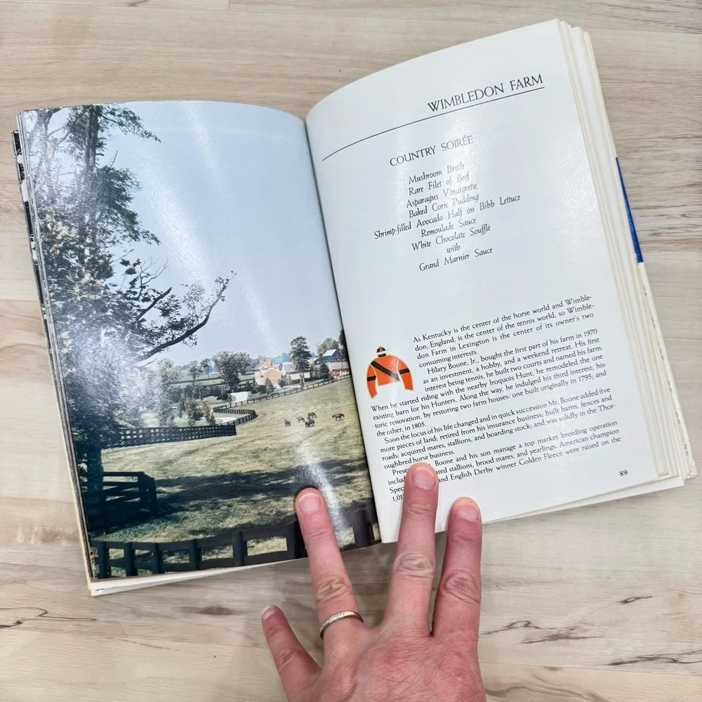 Bluegrass Winners A Cookbook Kentucky Derby Recipes Vtg 1985 southern recipes